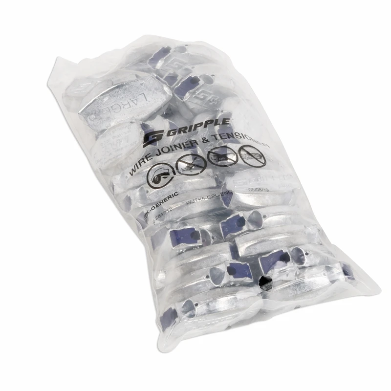 Gripple-SPARSET: 1x Spannzange + 30x Drahtverbinder "large", Ø 3,25-4,20mm 4 Gripple-SPARSET: 1x Spannzange + 30x Drahtverbinder "large", Ø 3,25-4,20mm – Bild 2