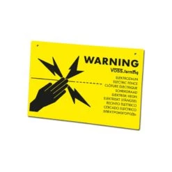 5x Weidezaunband "CLASSIC" 200m, 10mm, 4x0,16 Niro, Weiß (inkl. 5 Verbinder & Warnschild) -Optimal Ranchzaun Geschäft 43478 5er sparpack weidezaunband mit warnschild