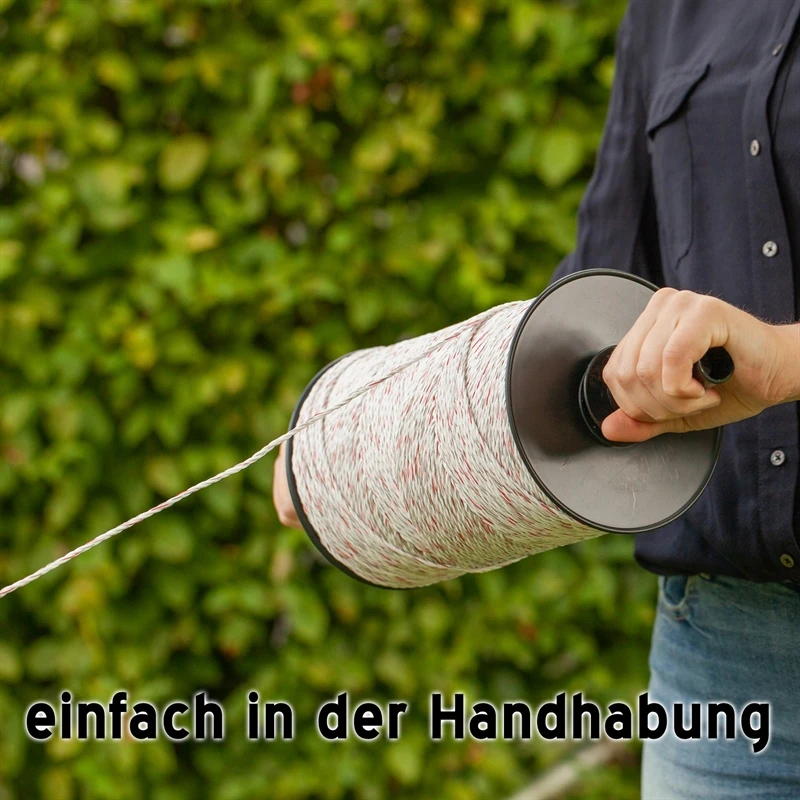 5x VOSS.farming Weidezaunlitze 400m, 3x 0,25 Kupfer + 3x 0,20 Niro, Inkl. 10x Verbinder & Warnschild 14 5x VOSS.farming Weidezaunlitze 400m, 3x 0,25 Kupfer + 3x 0,20 Niro, Inkl. 10x Verbinder & Warnschild – Bild 12