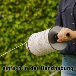 3x VOSS.farming Weidezaunlitze 400m, 3x 0,25 Kupfer + 3x 0,20 Niro, Inkl. 5x Verbinder & Warnschild 32 3x VOSS.farming Weidezaunlitze 400m, 3x 0,25 Kupfer + 3x 0,20 Niro, Inkl. 5x Verbinder & Warnschild -Optimal Ranchzaun Geschäft 43490 abrollgriffe abroller fuer den eletrozaun weidezaun