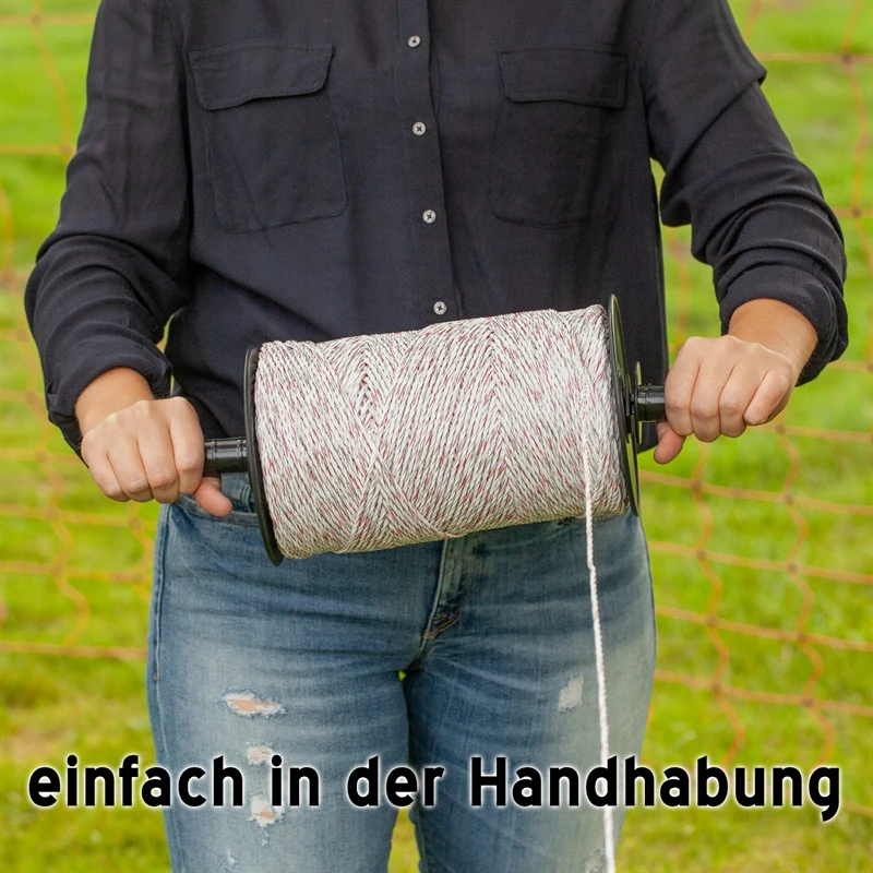 3x VOSS.farming Weidezaunlitze 400m, 3x 0,25 Kupfer + 3x 0,20 Niro, Inkl. 5x Verbinder & Warnschild 15 3x VOSS.farming Weidezaunlitze 400m, 3x 0,25 Kupfer + 3x 0,20 Niro, Inkl. 5x Verbinder & Warnschild – Bild 13