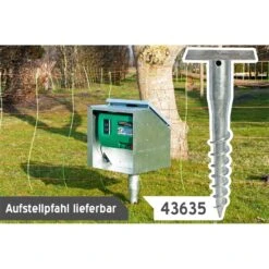 VOSS.farming Aufstellpfahl Für Weidezaun-Box - Weidezaun-Metallboxen, 415mm 9 VOSS.farming Aufstellpfahl Für Weidezaun-Box - Weidezaun-Metallboxen, 415mm -Optimal Ranchzaun Geschäft 43635 2