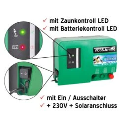 VOSS.farming Set: 12W Solarsystem + 12V Weidezaungerät GreenEnergy + Box 22 VOSS.farming Set: 12W Solarsystem + 12V Weidezaungerät GreenEnergy + Box -Optimal Ranchzaun Geschäft 43662 voss farming weidezaungeraet green energy 12V