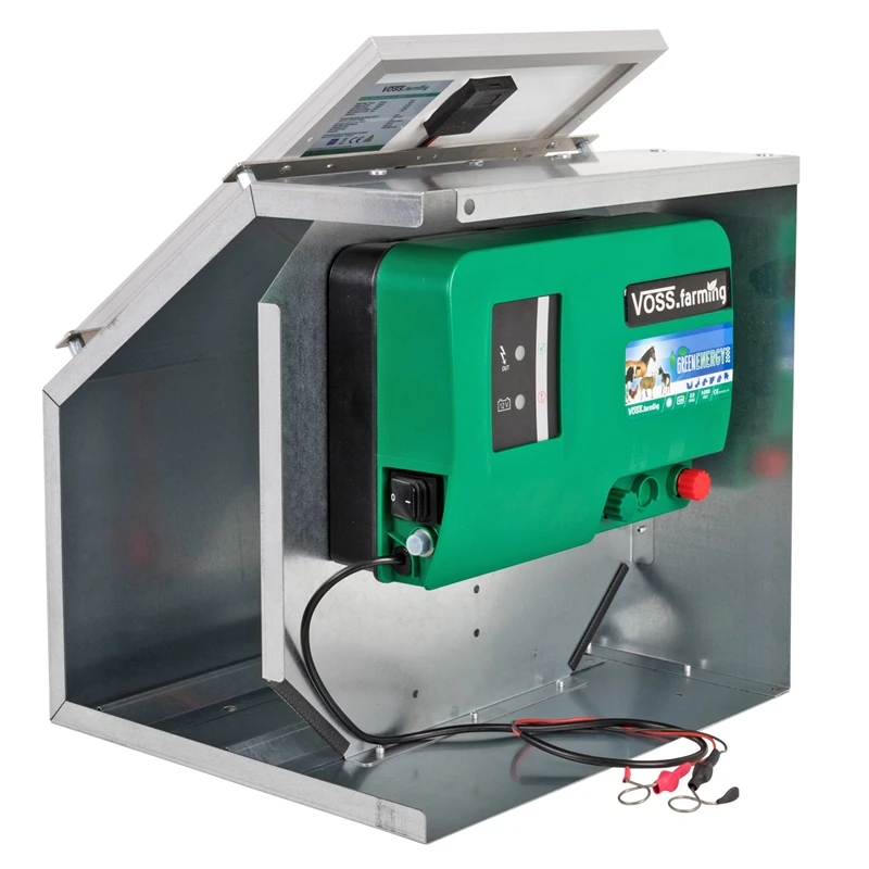 VOSS.farming Set: 12W Solarsystem + 12V Weidezaungerät GreenEnergy + Box 5 VOSS.farming Set: 12W Solarsystem + 12V Weidezaungerät GreenEnergy + Box – Bild 3