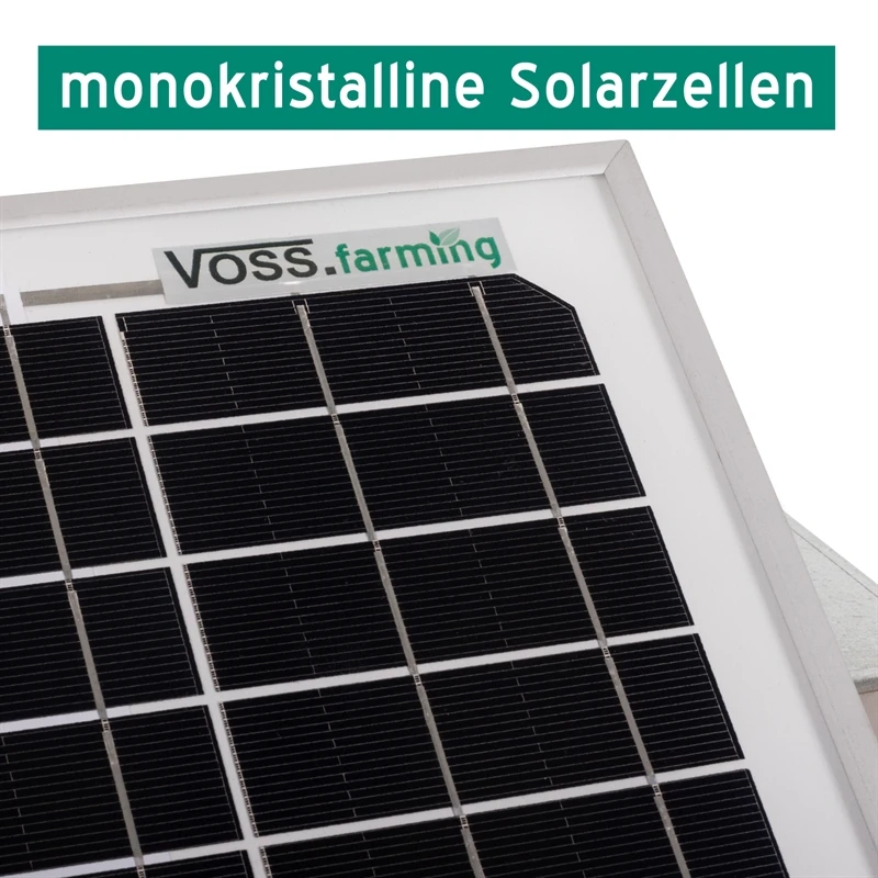 VOSS.farming Set: 12W Solarsystem + 12V Weidezaungerät GreenEnergy + Box 12 VOSS.farming Set: 12W Solarsystem + 12V Weidezaungerät GreenEnergy + Box – Bild 10