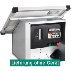VOSS.farming Set: 35W Solarsystem Für 12V Weidezaungerät + Tragebox -Optimal Ranchzaun Geschäft 43665 voss.farming solarpanel monokristallin weidezaungeraet installiert