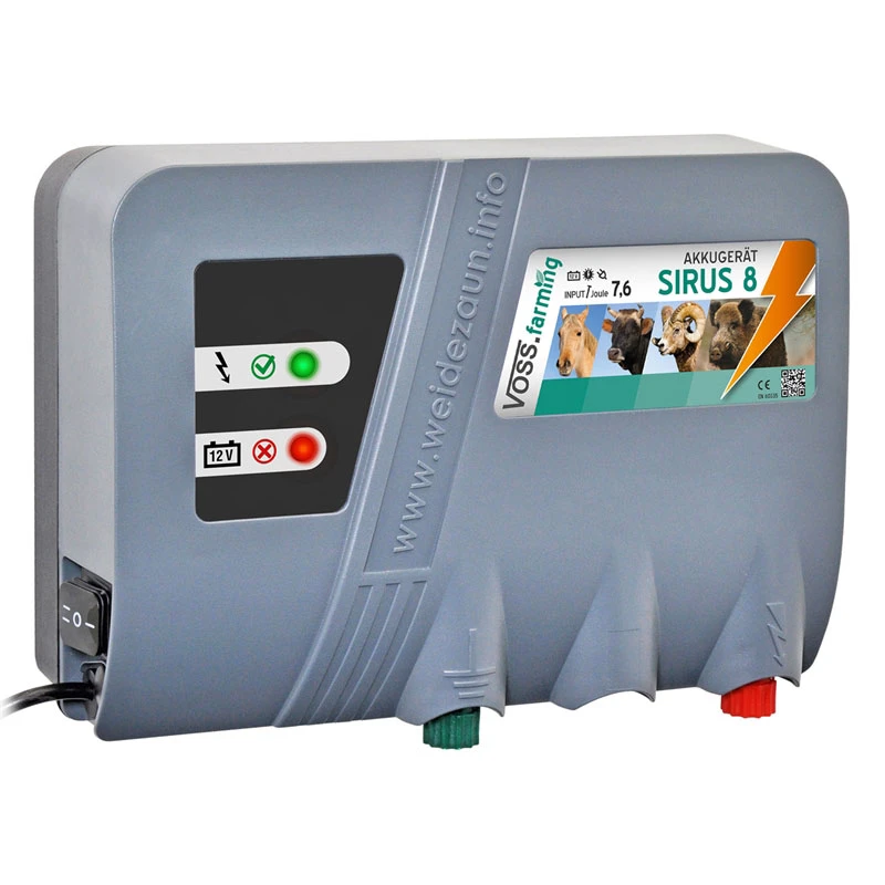 VOSS.farming "SIRUS 8" - 12V Weidezaungerät 3 VOSS.farming "SIRUS 8" - 12V Weidezaungerät