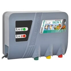 VOSS.farming "DELTA 5" - 230V Weidezaungerät + Erdanschluss-Set -Optimal Ranchzaun Geschäft 43820