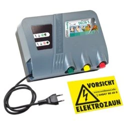 VOSS.farming "DELTA 5" - 230V Weidezaungerät -Optimal Ranchzaun Geschäft 43820 delta 5 mit warnschild 2021 1