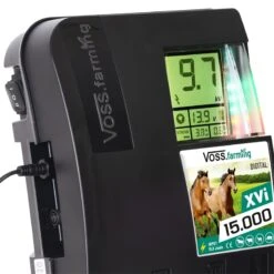 VOSS.farming "XVi 15.000 DIGITAL" - Extrem Starkes Duo-Weidezaungerät 12V-230V -Optimal Ranchzaun Geschäft 43842 voss farming starkes elektrozaungeraet xvi 15000 230v 12v mit digitaldisplay
