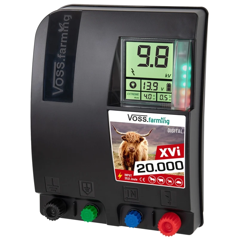 VOSS.farming "XVi 20.000 DIGITAL" - Ultra Starkes Duo-Weidezaungerät 12V-230V 6 VOSS.farming "XVi 20.000 DIGITAL" - Ultra Starkes Duo-Weidezaungerät 12V-230V – Bild 4
