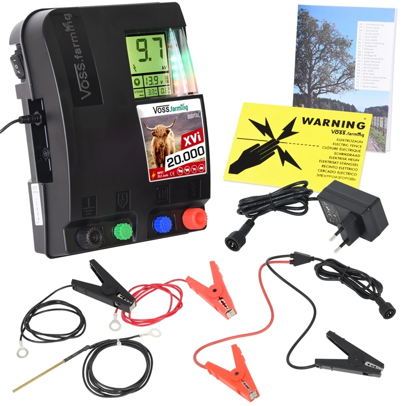 VOSS.farming "XVi 20.000 DIGITAL" - Ultra Starkes Duo-Weidezaungerät 12V-230V 4 VOSS.farming "XVi 20.000 DIGITAL" - Ultra Starkes Duo-Weidezaungerät 12V-230V – Bild 2