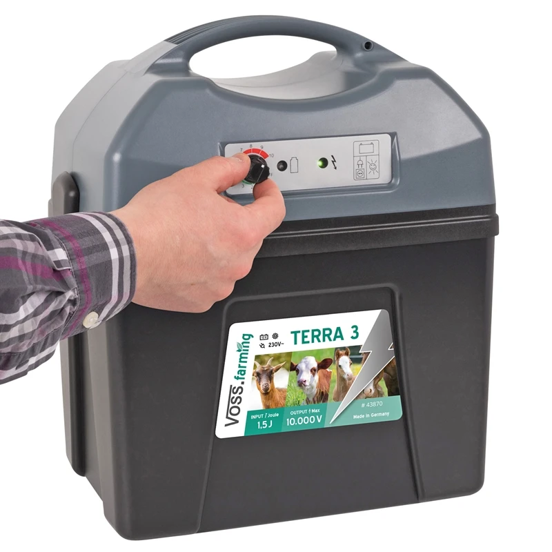 VOSS.farming "TERRA 3" Multifunktions-Weidezaungerät - Für 9V, 12V Und 230V Betrieb 4 VOSS.farming "TERRA 3" Multifunktions-Weidezaungerät - Für 9V, 12V Und 230V Betrieb – Bild 2