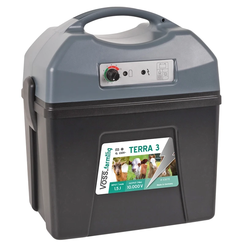VOSS.farming "TERRA 3" Multifunktions-Weidezaungerät - Für 9V, 12V Und 230V Betrieb 3 VOSS.farming "TERRA 3" Multifunktions-Weidezaungerät - Für 9V, 12V Und 230V Betrieb
