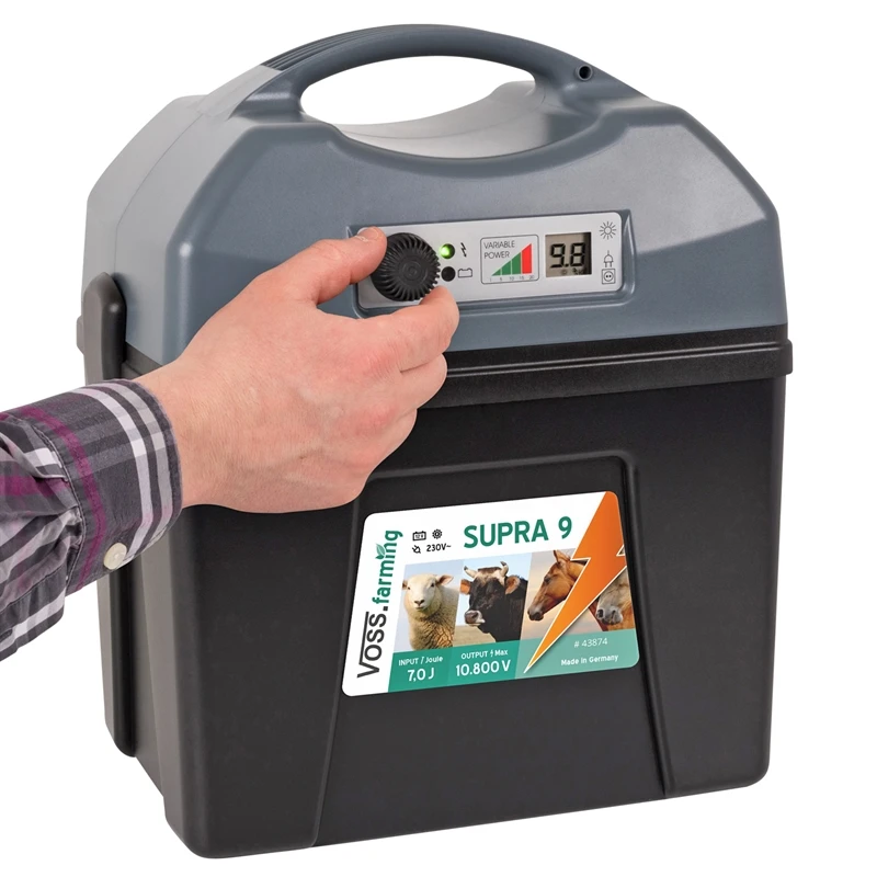 VOSS.farming "SUPRA 9" Duo-Weidezaungerät - Für 12V Und 230V Betrieb 4 VOSS.farming "SUPRA 9" Duo-Weidezaungerät - Für 12V Und 230V Betrieb – Bild 2