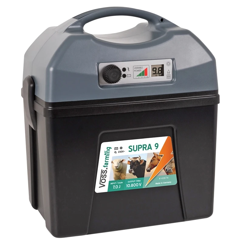 VOSS.farming "SUPRA 9" Duo-Weidezaungerät - Für 12V Und 230V Betrieb 3 VOSS.farming "SUPRA 9" Duo-Weidezaungerät - Für 12V Und 230V Betrieb