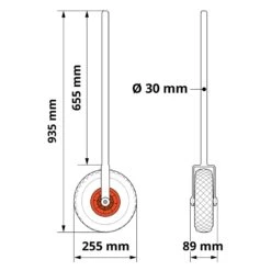 VOSS.farming Premium Stützrad (PU) Für Weidetor Inkl. Bügelschraube 16 VOSS.farming Premium Stützrad (PU) Für Weidetor Inkl. Bügelschraube -Optimal Ranchzaun Geschäft 43889 voss farming premium stuetzrad abmessungen