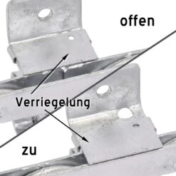 VOSS.farming Durchschwingschloss Für Weidetore, Verzinkt -Optimal Ranchzaun Geschäft 43898 voss farming schwingschloss fuer weidezauntore mit verriegelung