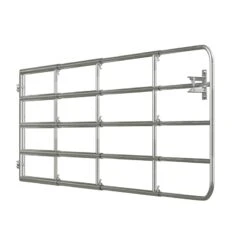 VOSS.farming Verstellbares Weidetor, Höhe 90cm, 115cm Bis 300cm -Optimal Ranchzaun Geschäft 43921 4 verstellbares weidetor voss farming verzinkt mit riegelverschluss