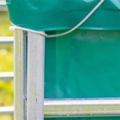 VOSS.farming Weidepanel-Zelt Mit Dachplane Und Kompletter Seitenplane, 3,6mx4m -Optimal Ranchzaun Geschäft 43990 voss farming panelzelt weidezelt fuer pferde ponys robust