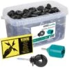 VOSS.farming "Starter Box XL" - 260x Ringisolator + Einschrauber + Warnschild -Optimal Ranchzaun Geschäft 44050 voss farming 260 stueck ringisolatoren ringisolatoreneimer