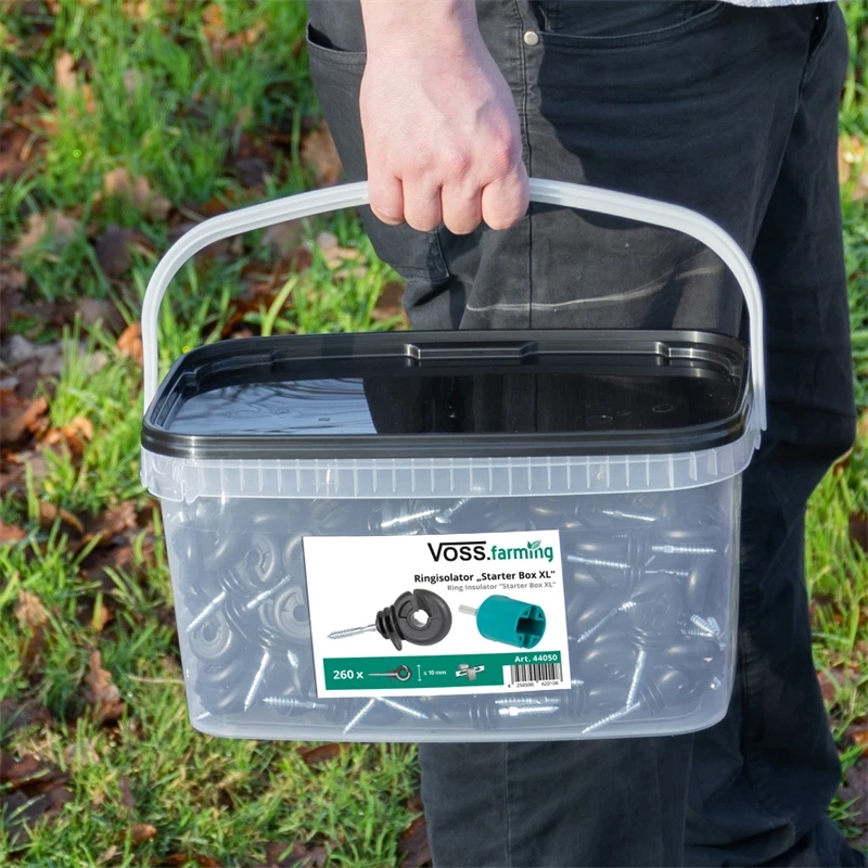 VOSS.farming "Starter Box XL" - 260x Ringisolator + Einschrauber + Warnschild 6 VOSS.farming "Starter Box XL" - 260x Ringisolator + Einschrauber + Warnschild – Bild 4