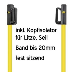 40x Fiberglaspfähle, 112cm, Oval, AKTIONSPAKET ! 13 40x Fiberglaspfähle, 112cm, Oval, AKTIONSPAKET ! -Optimal Ranchzaun Geschäft 44100.40 Glasfieberpfahl Glasfaserpfahl 112 cm