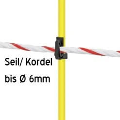 40x Fiberglaspfähle, 155cm, Oval, AKTIONSPAKET ! 15 40x Fiberglaspfähle, 155cm, Oval, AKTIONSPAKET ! -Optimal Ranchzaun Geschäft 44105 Zusatzisolator fuer Glasfaserpfahl Weidezaunseil Kordel 1