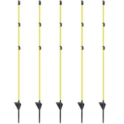 40x Fiberglaspfähle, 155cm, Oval, AKTIONSPAKET !