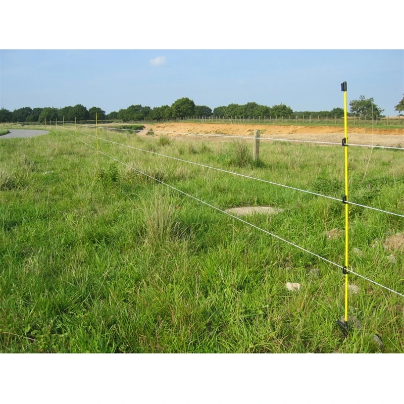 40x VOSS.farming Oval-Fiberglaspfähle, 110cm, Metallspitze 5 40x VOSS.farming Oval-Fiberglaspfähle, 110cm, Metallspitze – Bild 3