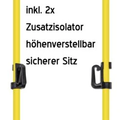 10x VOSS.farming Oval-Fiberglaspfähle, 155cm, Metallspitze 15 10x VOSS.farming Oval-Fiberglaspfähle, 155cm, Metallspitze -Optimal Ranchzaun Geschäft 44114 4 Glasfiberpfahl Oval Isolator Ersatzisolator 1