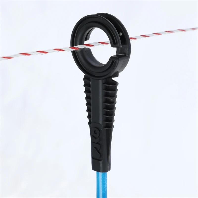 10x Oval-Fiberglaspfahl "Premium BLUE" Inkl. Kopfisolator Mit Öse, 110cm, 1 Spitze, Blau 9 10x Oval-Fiberglaspfahl "Premium BLUE" Inkl. Kopfisolator Mit Öse, 110cm, 1 Spitze, Blau – Bild 7