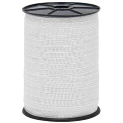 5x VOSS.farming Weidezaunband 200 M, 20 Mm, 5x0,16 Niro, Weiß (inkl. 5 Verbinder & Warnschild) 23 5x VOSS.farming Weidezaunband 200 M, 20 Mm, 5x0,16 Niro, Weiß (inkl. 5 Verbinder & Warnschild) -Optimal Ranchzaun Geschäft 44140 Weideband Elektroband 20mm weiss basicplus VOSS.farming
