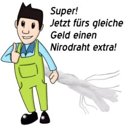 5x Weidezaunseil 200 M, 6 Mm, 7x0,20 Niro, Inkl. 5 Verbinder & Warnschild 11 5x Weidezaunseil 200 M, 6 Mm, 7x0,20 Niro, Inkl. 5 Verbinder & Warnschild -Optimal Ranchzaun Geschäft 44160 Weidezaunkordel Weidezaunseil Detailansicht VOSS.farming