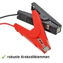 VOSS.farming Stromversorgungs-Set (9 V, 12 V, 230 V) -Optimal Ranchzaun Geschäft 44173 Krokodilklemmen fuer 12V Akkuanschluss Elektrozaun