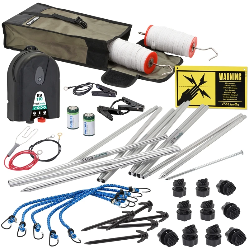 VOSS.farming Wanderreiter-Set In Kompakter Tasche Mit Weidezaungerät 3 VOSS.farming Wanderreiter-Set In Kompakter Tasche Mit Weidezaungerät