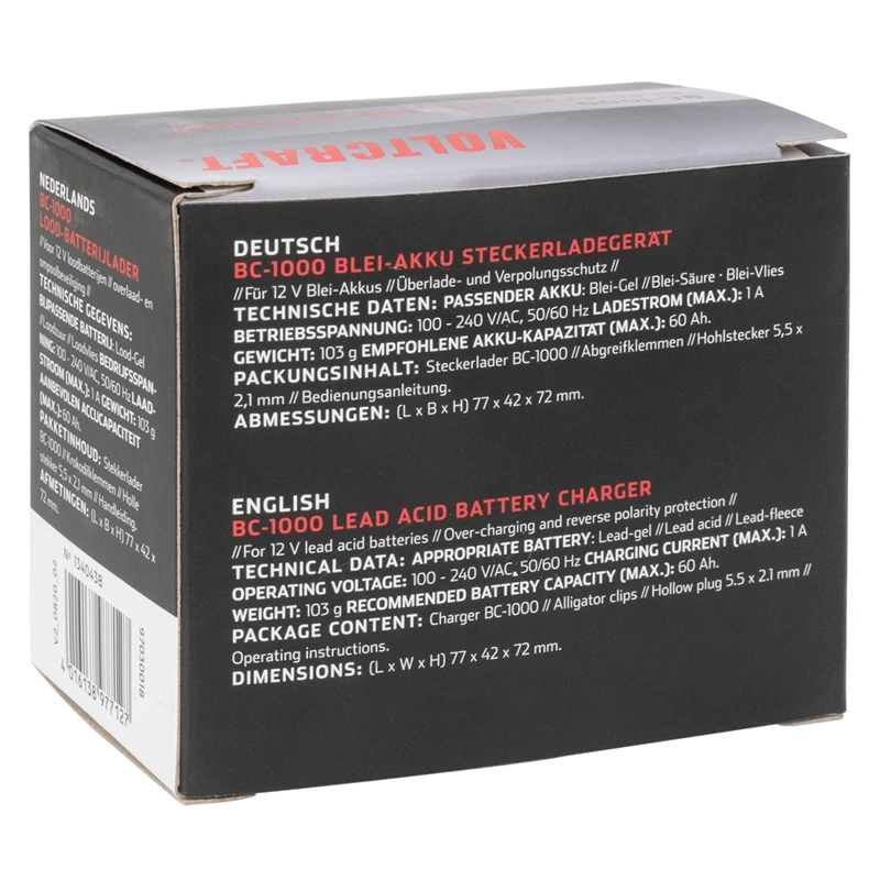 VOLTCRAFT Bleiakku-Ladegerät BC-1000 11 VOLTCRAFT Bleiakku-Ladegerät BC-1000 – Bild 9