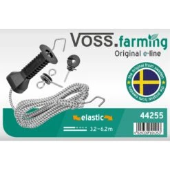 VOSS.farming Torgriff-Set Mit Elastikseil 3,20m (6,2m Ausziehbar) -Optimal Ranchzaun Geschäft 44255 3 original e line voss farming torgriff set mit elastikseil ausziehbar