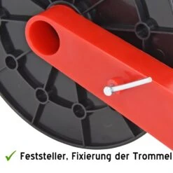 Sparset: 2x Eurohaspel + 2x Ersatztrommel -Optimal Ranchzaun Geschäft 44285 Haspel mit Bremse Feststeller