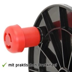 Sparset: 2x Eurohaspel + 2x Ersatztrommel -Optimal Ranchzaun Geschäft 44285 Haspeltrommel mit Drehknauf