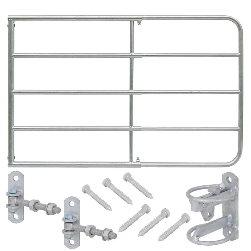 VOSS.farming Weidetor Weidezauntor Verzinkt, Verstellbar 105 - 170 Cm, 110 Cm Hoch 3 VOSS.farming Weidetor Weidezauntor Verzinkt, Verstellbar 105 - 170 Cm, 110 Cm Hoch