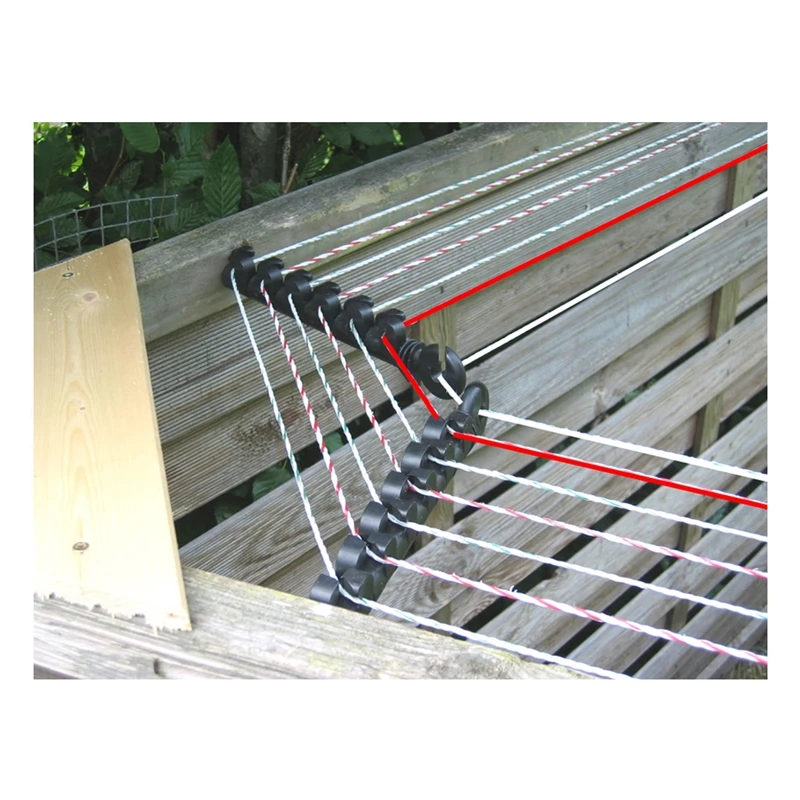 10x 8er Strecken-Isolatoren, Mit Holzgewinde - Marderabwehr, Waschbärabwehr, Katzenzaun 6 10x 8er Strecken-Isolatoren, Mit Holzgewinde - Marderabwehr, Waschbärabwehr, Katzenzaun – Bild 4