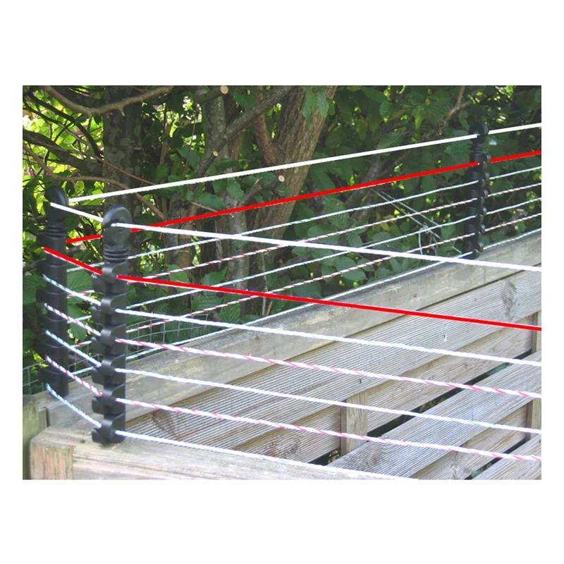 10x 8er Strecken-Isolatoren, Mit Holzgewinde - Marderabwehr, Waschbärabwehr, Katzenzaun 7 10x 8er Strecken-Isolatoren, Mit Holzgewinde - Marderabwehr, Waschbärabwehr, Katzenzaun – Bild 5