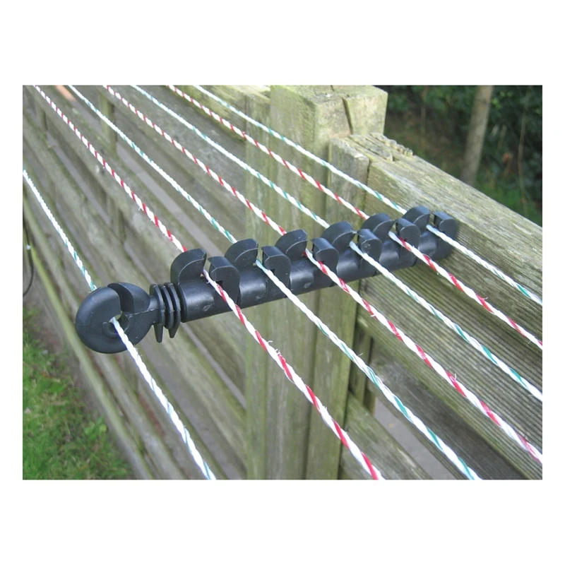 10x 8er Strecken-Isolatoren, Mit Holzgewinde - Marderabwehr, Waschbärabwehr, Katzenzaun 11 10x 8er Strecken-Isolatoren, Mit Holzgewinde - Marderabwehr, Waschbärabwehr, Katzenzaun – Bild 9