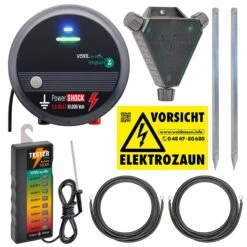 VOSS.farming Set: 230V Weidegerät + Zaunprüfer + Zubehör