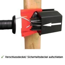 Set: Abschliessbares Torgriffsystem, Torsicherung, EDELSTAHL -Optimal Ranchzaun Geschäft 44419 set gate lock das abschliessbare Torsystem