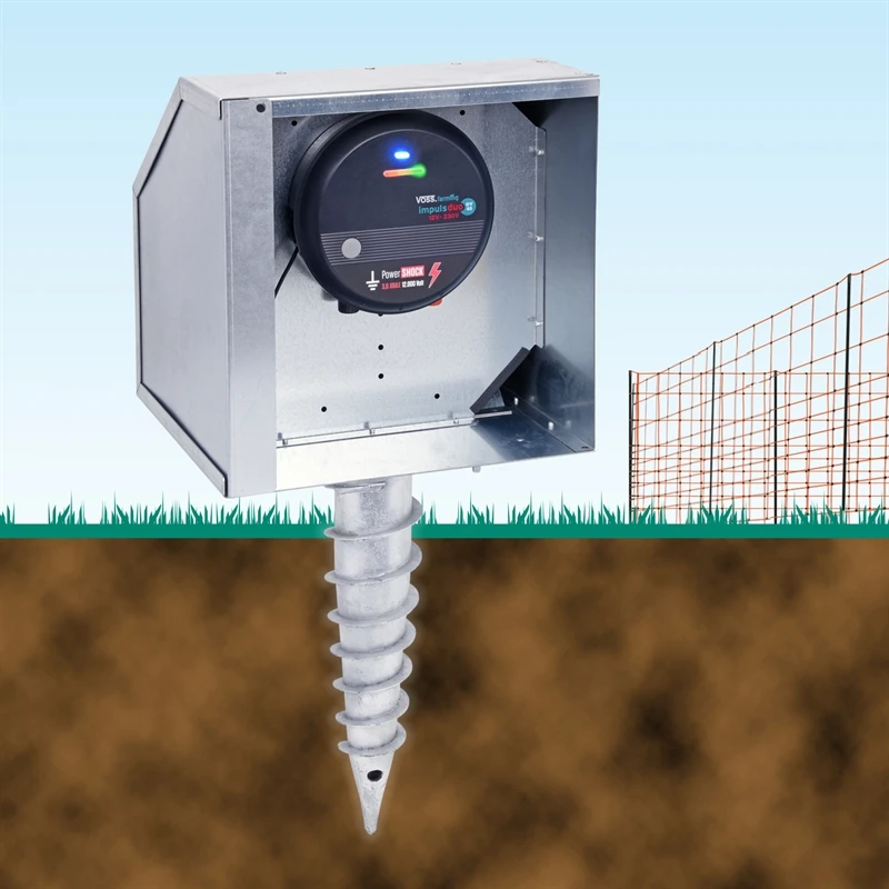 VOSS.farming Set: 12V Gerät + Kasten + E-Pfahl + Prüfer 5 VOSS.farming Set: 12V Gerät + Kasten + E-Pfahl + Prüfer – Bild 3