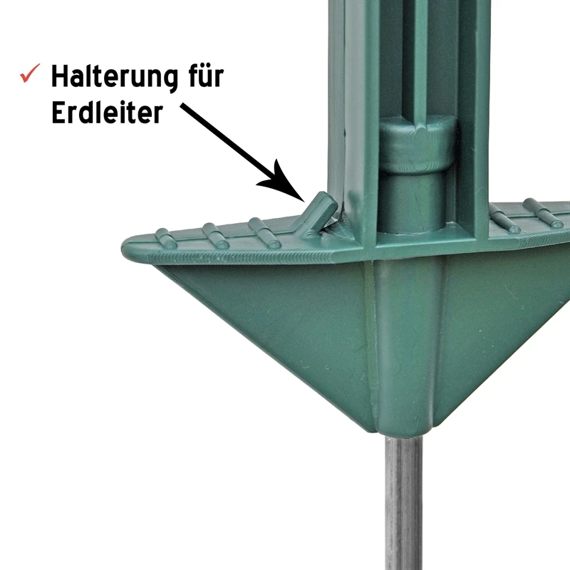 20x Kunststoffpfähle, 74cm, Grün 7 20x Kunststoffpfähle, 74cm, Grün – Bild 5