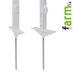 40x VOSS.farming "farm 156" Weidezaunpfähle 156 Cm, 11 Ösen, Weiß 15 40x VOSS.farming "farm 156" Weidezaunpfähle 156 Cm, 11 Ösen, Weiß -Optimal Ranchzaun Geschäft 44462 Kunststoffpfaehle Weidepfahl Pferdepfahl farm 156 VOSS.farming