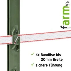 40x VOSS.farming "farm 156" Weidezaunpfähle 156 Cm, 11 Ösen, Grün 21 40x VOSS.farming "farm 156" Weidezaunpfähle 156 Cm, 11 Ösen, Grün -Optimal Ranchzaun Geschäft 44463 Weidepfaehle mit Oesen fuer Weideband Breitband 20mm gruen farm 156 VOSS.farming 1